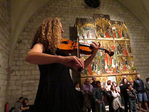 Nit dels Museus 2017. Espectacle de música i dansa al Museu d'Art