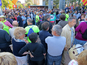 Arribada i sortida de l'alcaldessa Marta Madrenas del Palau de Justícia