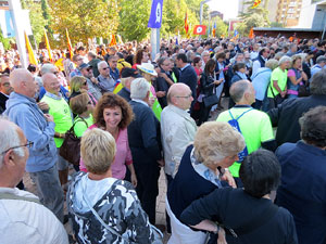Arribada i sortida de l'alcaldessa Marta Madrenas del Palau de Justícia