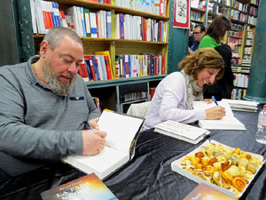 Sant Jordi 2017 a la Llibreria Geli. Signatures de llibres