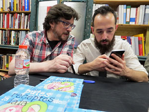 Sant Jordi 2017 a la Llibreria Geli. Signatures de llibres