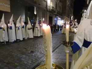 Setmana Santa 2017 a Girona. Process&oacute; del Sant Enterrament