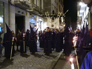 Setmana Santa 2017 a Girona. Process&oacute; del Sant Enterrament