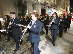 Setmana Santa 2017 a Girona. Process&oacute; del Sant Enterrament