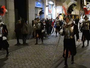 Setmana Santa 2017 a Girona. Process&oacute; del Sant Enterrament