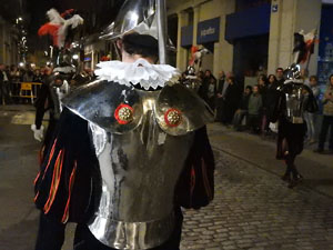 Setmana Santa 2017 a Girona. Process&oacute; del Sant Enterrament