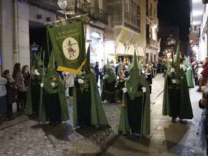 Setmana Santa 2017 a Girona. Process&oacute; del Sant Enterrament