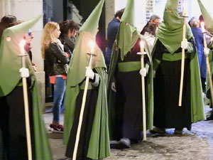 Setmana Santa 2017 a Girona. Process&oacute; del Sant Enterrament