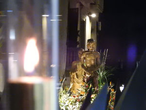 Setmana Santa 2017 a Girona. Process&oacute; del Sant Enterrament