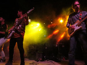 Festival Strenes 2017. Actuaci&oacute; del grup The Cuit's a la pla&ccedil;a de Santa Susanna del Mercadal