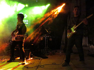 Festival Strenes 2017. Actuaci&oacute; del grup The Cuit's a la pla&ccedil;a de Santa Susanna del Mercadal