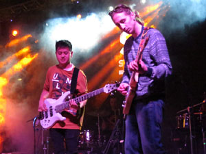 Festival Strenes 2017. Actuaci&oacute; del grup The Cuit's a la pla&ccedil;a de Santa Susanna del Mercadal
