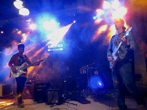 Festival Strenes 2017. Actuaci&oacute; del grup The Cuit's a la pla&ccedil;a de Santa Susanna del Mercadal