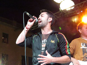 Festival Strenes 2017. Actuaci&oacute; del grup The Cuit's a la pla&ccedil;a de Santa Susanna del Mercadal