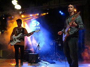 Festival Strenes 2017. Actuaci&oacute; del grup The Cuit's a la pla&ccedil;a de Santa Susanna del Mercadal