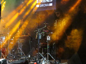 Festival Strenes 2017. Actuaci&oacute; del grup The Cuit's a la pla&ccedil;a de Santa Susanna del Mercadal