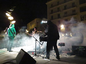 Festival Strenes 2017. Actuaci&oacute; del grup The Cuit's a la pla&ccedil;a de Santa Susanna del Mercadal