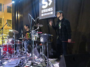 Festival Strenes 2017. Actuaci&oacute; del grup The Cuit's a la pla&ccedil;a de Santa Susanna del Mercadal