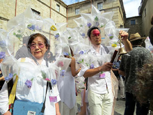 Temps de Flors 2017. Grup d'asi&agrave;tics abans de la inauguraci&oacute; de la 62ena. edici&oacute;