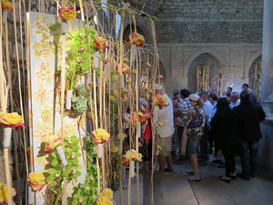 Temps de Flors 2017. Decoracions florals als diversos espais dels Banys Àrabs