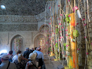 Temps de Flors 2017. Decoracions florals als diversos espais dels Banys Àrabs