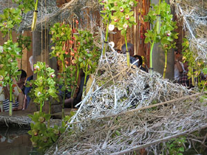 Temps de Flors 2017. Decoracions florals als diversos espais dels Banys Àrabs