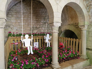 Temps de Flors 2017. Decoracions florals als diversos espais dels Banys Àrabs