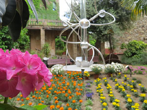 Temps de Flors 2017. Instal·lacions i muntatges florals als diversos espais de la Casa Laporta-Cúndaro