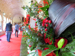 Temps de Flors 2017. Muntatges florals als claustres de la Catedral