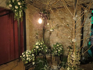 Temps de Flors 2017. Decoracions florals als diversos espais dels Soterranis de la Catedral