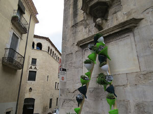 Temps de Flors 2017. Decoracions florals a les sis fonts del Barri Vell