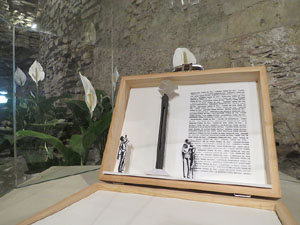 Temps de Flors 2017. Instal&middot;laci&oacute; floral Catalunya, terra de pau al soterrani II de la Torre Gironella