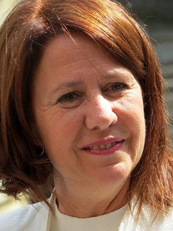 Marta Madrenas, alcaldessa de Girona, durant la inauguraci&oacute;