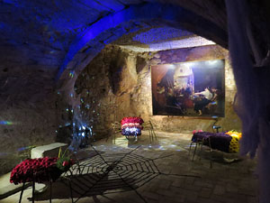 Temps de Flors 2017. Muntatges florals als diversos espais de la Casa Lle&oacute; Avinay, al Call jueu