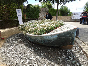 Temps de Flors 2017. Instal·lacions i muntatges al Mirador del Carrer de les Dones