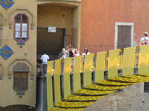 Temps de Flors 2017. Instal·lació 'Rusc a lOnyar' al Pont d'en Gómez