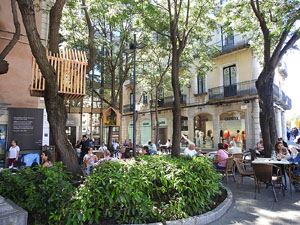 Temps de Flors 2017. Instal&middot;lacions i muntatges als espais de la Rambla Verdaguer