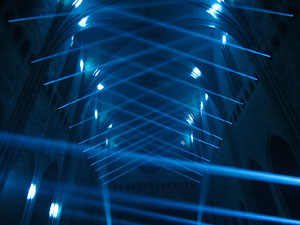 Transfiguraci&oacute; de la nau. Espectacle de llum i m&uacute;sica a la nau g&ograve;tica de la Catedral de Girona