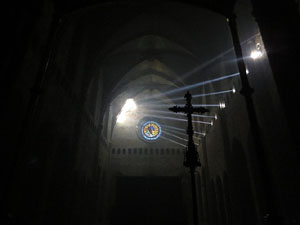 Transfiguraci&oacute; de la nau. Espectacle de llum i m&uacute;sica a la nau g&ograve;tica de la Catedral de Girona