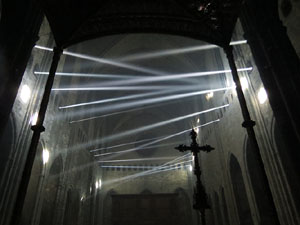 Transfiguraci&oacute; de la nau. Espectacle de llum i m&uacute;sica a la nau g&ograve;tica de la Catedral de Girona