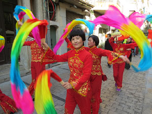 Celebraci&oacute; de l'any nou xin&egrave;s, el 4716, any del Gos, a Girona