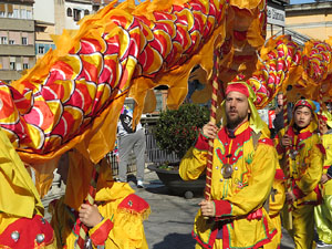 Celebraci&oacute; de l'any nou xin&egrave;s, el 4716, any del Gos, a Girona