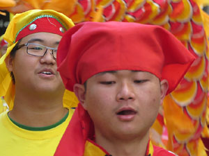 Celebraci&oacute; de l'any nou xin&egrave;s, el 4716, any del Gos, a Girona