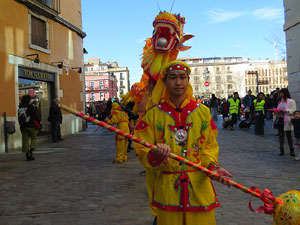 Celebraci&oacute; de l'any nou xin&egrave;s, el 4716, any del Gos, a Girona