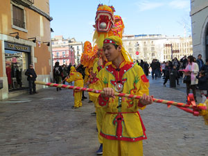 Celebraci&oacute; de l'any nou xin&egrave;s, el 4716, any del Gos, a Girona