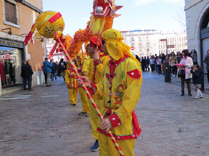 Celebraci&oacute; de l'any nou xin&egrave;s, el 4716, any del Gos, a Girona