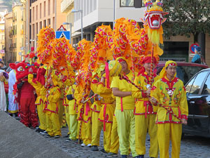 Celebraci&oacute; de l'any nou xin&egrave;s, el 4716, any del Gos, a Girona
