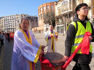 Celebraci&oacute; de l'any nou xin&egrave;s, el 4716, any del Gos, a Girona