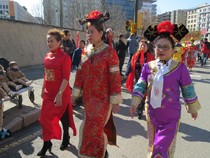 Celebraci&oacute; de l'any nou xin&egrave;s, el 4716, any del Gos, a Girona