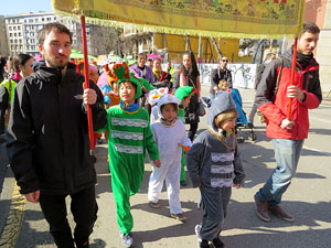 Celebraci&oacute; de l'any nou xin&egrave;s, el 4716, any del Gos, a Girona